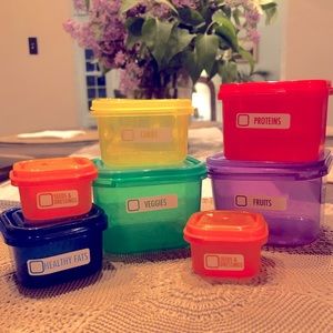 Portion control containers